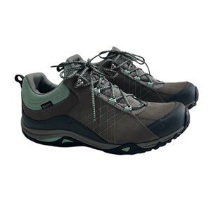 Oboz Women's Sapphire Low B-DRY Waterproof Hiking Shoes Size 10.5 Gray/Beach